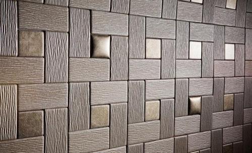Rectangle Natural Clay wall tiles, for Kitchen, Color : Multicolor
