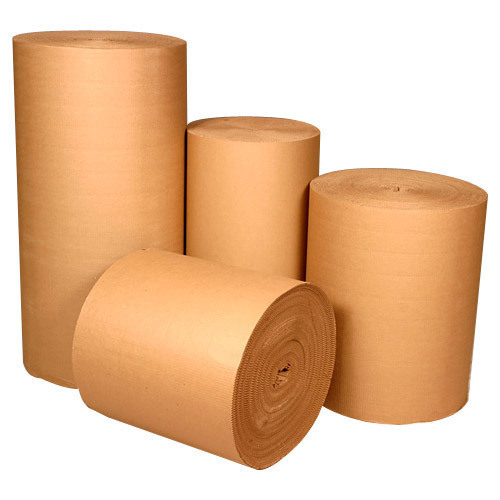 Corrugated Paper Roll, Color : Brown