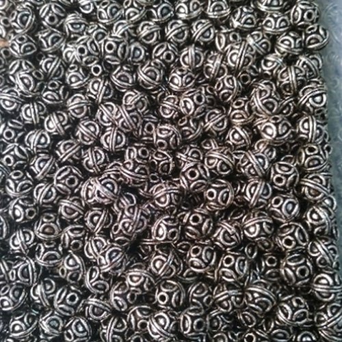 Brass Beads, Color : Silver
