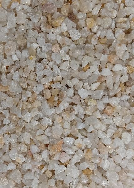 Silica Quartz Coarse Sand, for Construction, Water Filtration, Form : Crystal