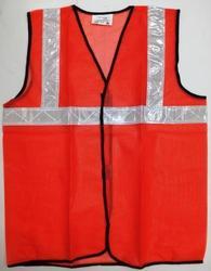 Nylon Male Safety Jacket, for Construction, Pattern : Plain