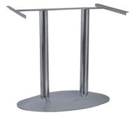 Steel Cafeteria Table Stand, Color : Silver