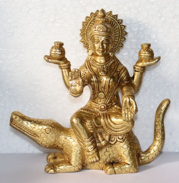 Divya Shakti Ganga Ji Idol In Brass