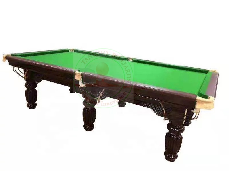Brown Black Rectangular Polished Natural Wooden Sports Pool Board tables, for Playing Use
