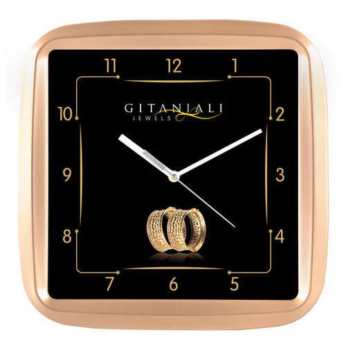 Plastic Customized Wall Clock, Display Type : Analog