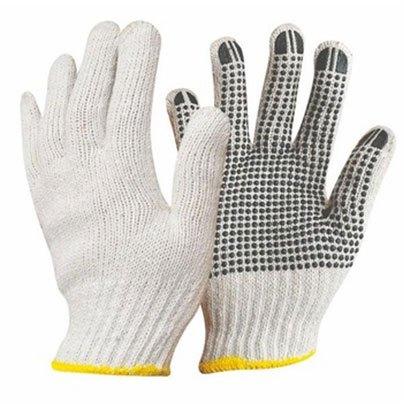 Cotton Dotted Safety Gloves, Gender : men