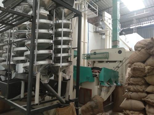 Sk MS Soyabean Seed Processing Plant, for Cleaning, Capacity : 4tph