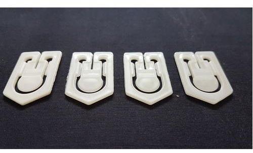 Plastic shirt clips, for packaging, Color : white