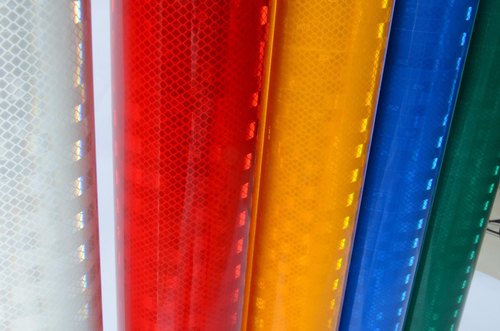 High Intensity Prismatic Reflective Sheet, for Road Safety Signage, Stickers, Color : Multicolor