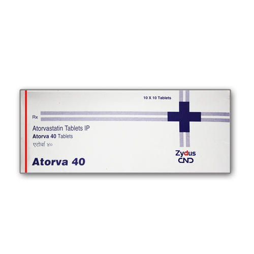 Zydus CND Atorva 40mg Tablets, Packaging Type : Box