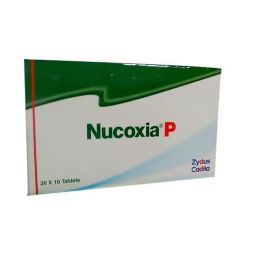 Nucoxia P Tablets, Packaging Type : Box