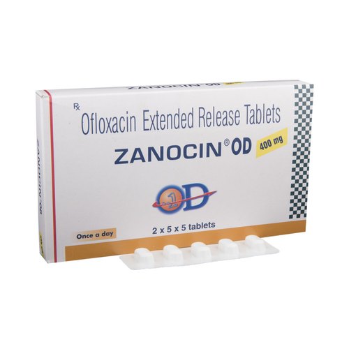 Zanocin OD Infection Tablets, Packaging Size : 5 Tab/strip