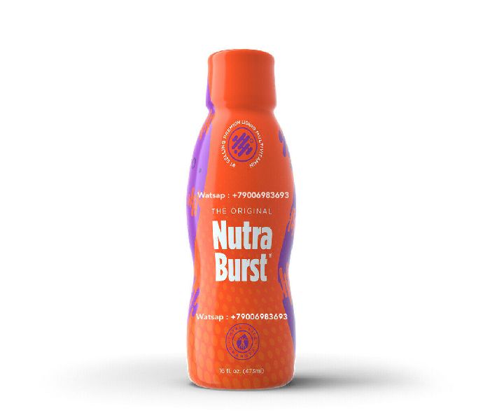 Nutra Burst+ Multivitamin Liquid Citrus Flavoured, for Health Supplements, Packaging Type : Glass Bottle