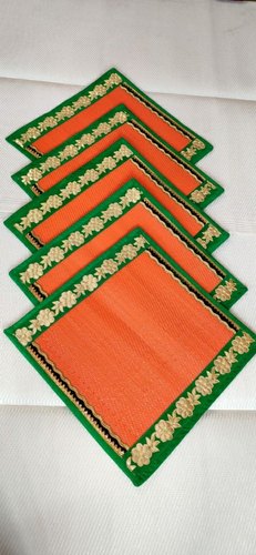 Cotton Pooja Assan Mat, for Religious Use, Feature : Easy Washable, Good Designs, Perfect Finish