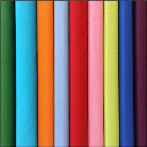 Plain Colored Cotton Fabric, Width : 41-45 Inch