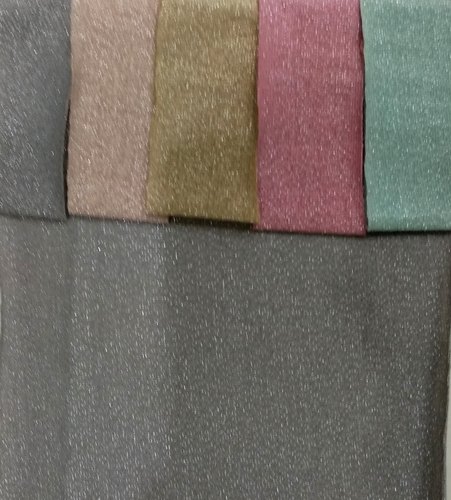 Plain Metallic Fabric, Color : Multiple
