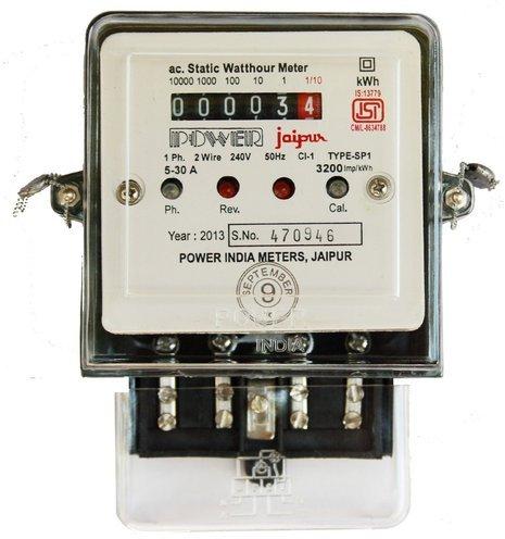 Ac Static Watt Hour Meter, Display Type : Analog