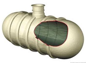 GRP Fibreglass Sewage Holding Tank