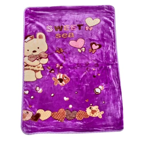 Printed Baby Blanket, Size : 36 x 60 Inch