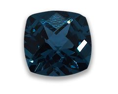 Cushion Cut London Blue Topaz Gemstone, for Jewellery Use, Feature : Anti Corrosive, Durable
