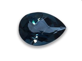 Pear London Blue Topaz Gemstone, for Breacelet Use, Feature : Crack Resistance, Stain Resistance
