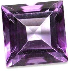 Polished Square Shaped Amethyst Gemstone, for Jewellery Use, Feature : Durable, Fadeless