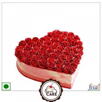 Strawberry Rose Cake, Packaging Size : 1kg