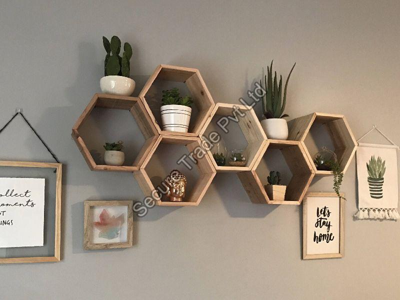 Wooden Beehive Shelves at best price in Delhi Delhi from Secure Trade