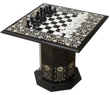 23'X23'X19' Chess Marble Table, Shape : Square