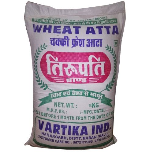 Tirupati Organic 25 Kg Wheat Flour, Feature : High In Protein