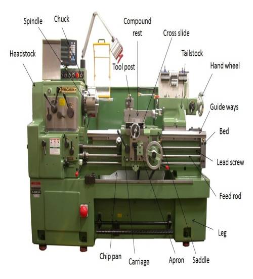 Manual Lathe Machine, For Cutting, Drilling, Turning