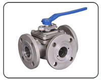 Metal Multi Port Ball Valve, Feature : Durable, Investment Casting