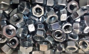 Stainless Steel Hexagon Head Nuts, Color : Grey