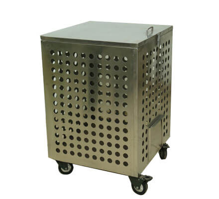 Coated Plain Stainless Steel Onion and Potato Bin, Capacity : 100-200 Kg