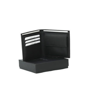 Leather Heyzy Black Wallet, for Gifting, Gender : Male