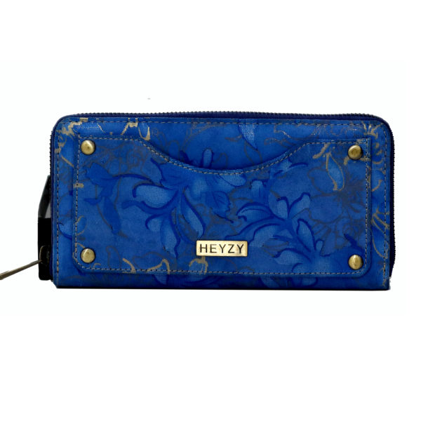 Heyzy Blue Flower Clutch