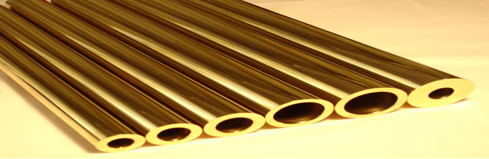 Polished brass tubes, Length : 100-200mm
