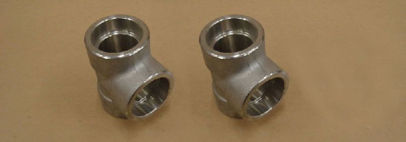 Stainless Steel Socket Weld Tee, for Industrial Fitting