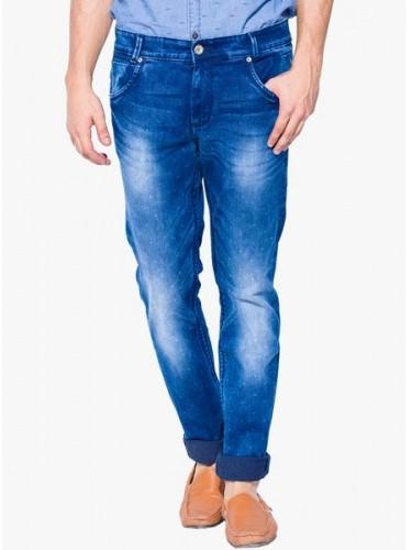 Plain Denim Mens Narrow Fit Jeans, Feature : Easily Washable