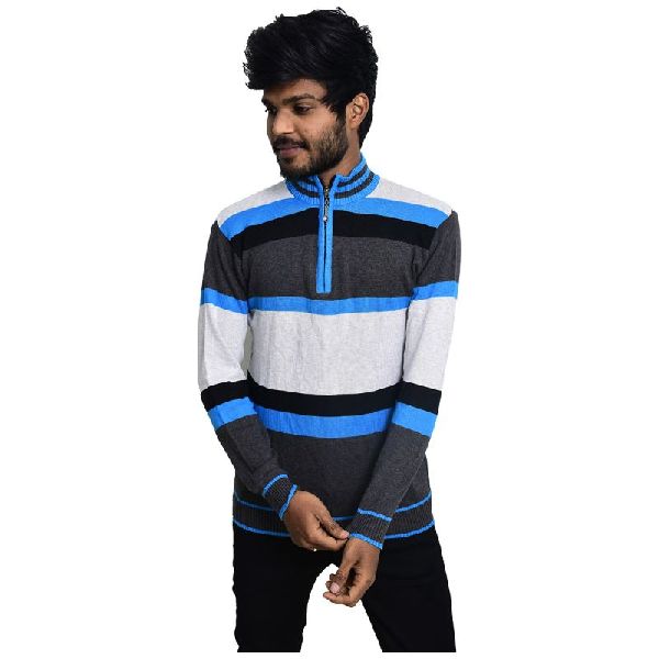 Men's Full Sleeve Collar Neck T-Shirt