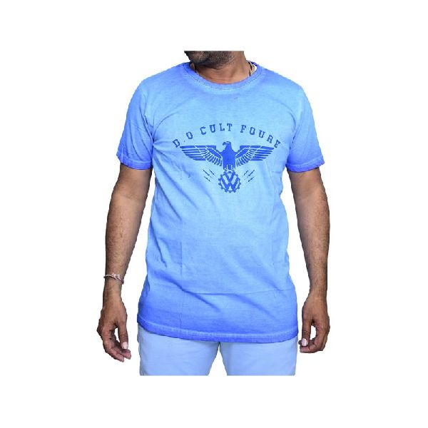 Men\'s Short Sleeve Round Neck Printed T-Shirt
