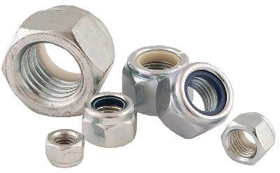Hot Dip Galvanizing DIN 985 Nylock Nuts, for Fitting Use, Feature : Corrosion Resistant
