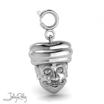 Silver Creative Face Charms