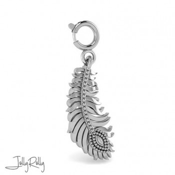 Silver Feather Charms, Gender : Unisex