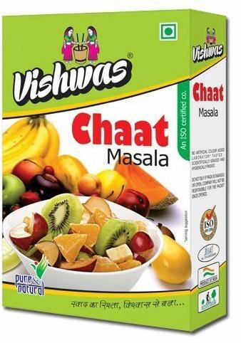 Vishwas Chaat Masala Powder, Packaging Type : Box Packet
