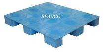 Rectangular Plain Top Plastic Pallet, Color : Multi Color