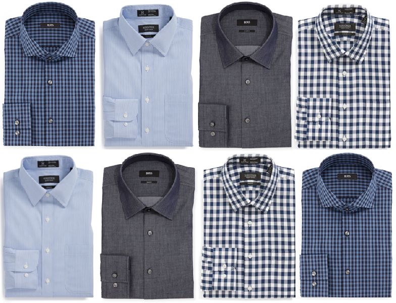 Checked Cotton mens shirts, Size : L, XL