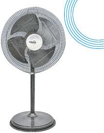 Toofan Anticlock Pedestal Fan, for Air Cooling, Feature : Low Power Consumption, Stable Performance
