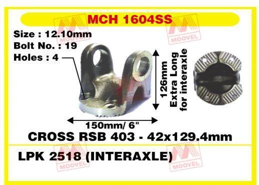 MCH 1604SS Cross Holder, for Automobile, Industrial, Automobile