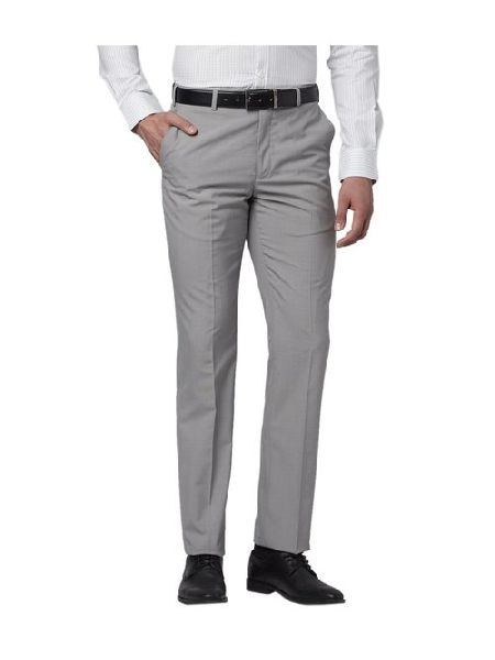 Buy PARK AVENUE Mens Regular Fit 4 Pocket Solid Formal Trousers  Shoppers  Stop